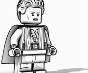 Coloriage Homme h&eacute;ros de Lego Star Wars