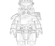 Coloriage Image personnage Lego Star wars