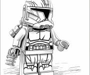 Coloriage La guerre des clones de Lego Star Wars