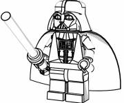 Coloriage Lego Anakin Skywalker dessin&eacute; &agrave; la main