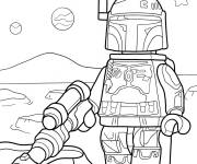 Coloriage Lego Boba Fett