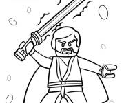 Coloriage Lego Obi-Wan vous dit bonjour