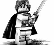 Coloriage Lego Star Wars Anakin Skywalker en col&egrave;re