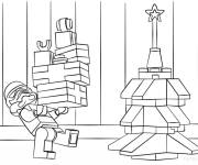 Coloriage Lego Star Wars et la c&eacute;l&eacute;bration de Noel