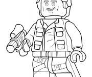Coloriage Lego Star Wars Han Solo