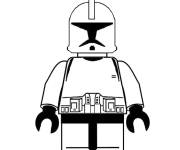 Coloriage et dessins gratuit Lego Star Wars Stormtrooper à imprimer