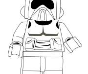 Coloriage et dessins gratuit Lego Star Wars stylis&eacute; à imprimer