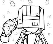 Coloriage Machine LEGO At-At Star Wars