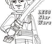Coloriage Personnage courageux de Lego Star Wars