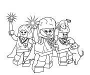 Coloriage Personnages du film Lego Star Wars 3