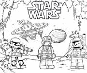 Coloriage Personnages film Lego Star Wars