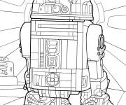 Coloriage R2 D2 Lego Star Wars &agrave; impri