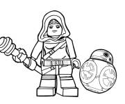 Coloriage et dessins gratuit Stass Alli Lego Star Wars à imprimer