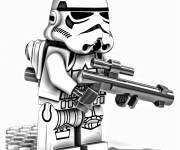 Coloriage Stormtrooper classique Lego Star Wars