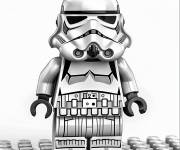 Coloriage Stormtrooper Lego Star Wars gratuit