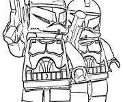 Coloriage Stormtroopers lego en armes