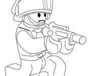 Coloriage et dessins gratuit Tire au feu dans Lego Star Wars à imprimer