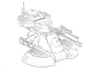 Coloriage Vaisseau spatial r&eacute;aliste de lego star wars