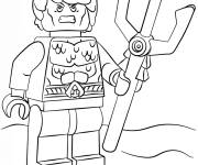 Coloriage Acquaman Lego Super Heroes