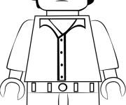 Coloriage et dessins gratuit Bruce Lego Super Heroes à imprimer