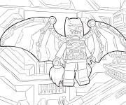 Coloriage Emmet Batman Lego