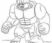 Coloriage Hulk Lego Super Heroes