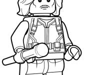 Coloriage La bataille de Lego Bucky