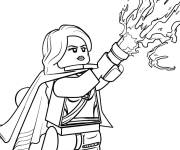 Coloriage Le super-h&eacute;ros Lego Hex