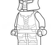 Coloriage Le super-h&eacute;ros Lego Thanos