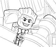 Coloriage Lego Joker comme juge