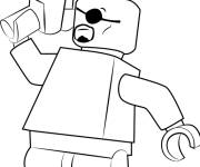 Coloriage et dessins gratuit Lego Nick Fury à imprimer