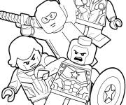 Coloriage Lego Power Squad