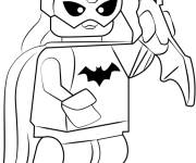 Coloriage Lego Super Heroes Bat Girl
