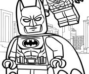 Coloriage Lego Super Heroes Batman et Superman