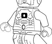 Coloriage et dessins gratuit Lego Super Heroes Cyborg à imprimer