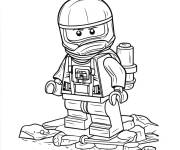 Coloriage Lego Super Heroes en action