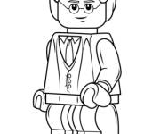 Coloriage et dessins gratuit Lego Super Heroes Harry Potter à imprimer
