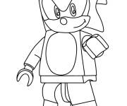 Coloriage Lego Super Heroes Super Sonic