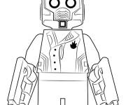 Coloriage Lego Super h&eacute;ros facile