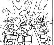 Coloriage Les Lego Super Heroes Star Wars