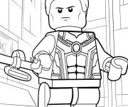 Coloriage Les super-h&eacute;ros Lego s'unissent