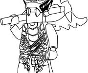 Coloriage Lizaru Lego Super Heroes