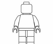 Coloriage et dessins gratuit Mod&egrave;le super heros lego &agrave; compl&eacute;ter à imprimer