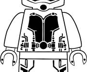 Coloriage et dessins gratuit Portrait de Lego Super Heroes Antman à imprimer