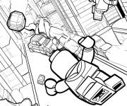 Coloriage Sauveur de Lego City