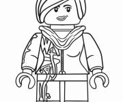 Coloriage Super h&eacute;ro&iuml;ne de Marvel