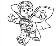 Coloriage Super Man Lego en ligne