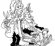 Coloriage Coiffure homme