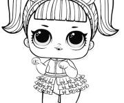 Coloriage Lol Suprise Doll licorne kawaii