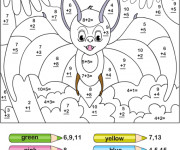 Coloriage et dessins gratuit Addition magique chef souris à imprimer